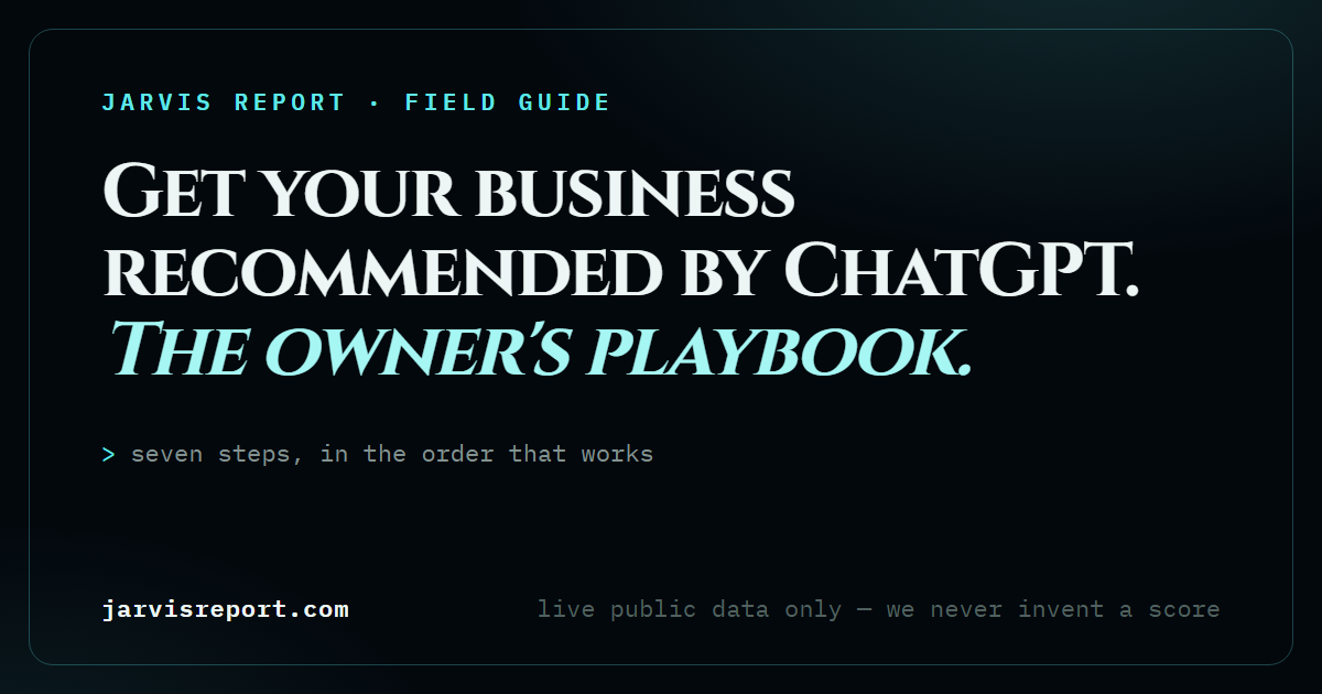 Dark card reading: how to get your business recommended by ChatGPT — the owner's playbook